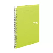 KOKUYO Campus 超薄型360度活頁夾筆記本(20孔)-A5粉綠