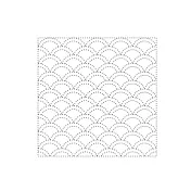 日本DARUMA THREAD_刺繡棉布/青海波