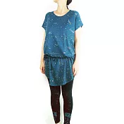 ：Urb.【潛水員】長橢圓附繩多穿款FREE灰藍