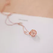 Sandra珊卓拉-永無止盡鎖骨鍊玫瑰金