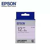 EPSON 愛普生LK-4UAS C53S654414標籤帶(淡彩12mm )淡紫灰