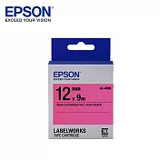 EPSON 愛普生LK-4RBL C53S654418標籤帶(珍珠12mm )紅黑