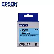 EPSON 愛普生LK-4LBL C53S654420標籤帶(珍珠12mm )藍黑