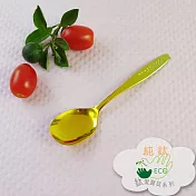 【AnnZen】《日本製 Horie》鈦愛寶貝系列-純鈦ECO環保幼兒匙(漸層金)