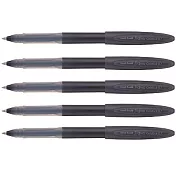 (5支1包)三菱UM170國民鋼珠筆 黑色