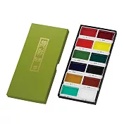 【Kuretake 日本吳竹】  耽美顏彩  12色