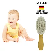 德國FALLER芙樂德國製 山羊 溫和 寶寶 嬰兒用髮梳 柔軟山羊毛按摩寶寶頭皮