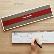 [W2Design] My Weekly Pad 撕線筆記週計畫本/咖啡
