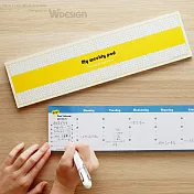[W2Design] My Weekly Pad 撕線筆記週計畫本/白