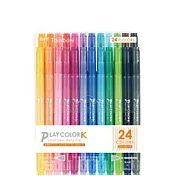 【TOMBOW日本蜻蜓】Play Color k 玩色彩雙頭筆24色組