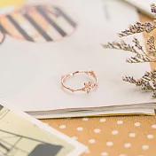 Sandra珊卓拉-春日花語戒指玫瑰金