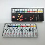【SAKURA】Koi透明水彩12ml-12色