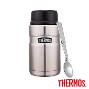 【THERMOS 膳魔師】不銹鋼真空保溫食物燜燒罐(附湯匙))720mlSBK(不銹鋼色)