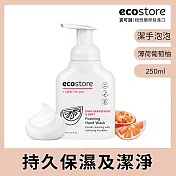 【ecostore】純淨潔手泡泡-250ml/薄荷葡萄柚