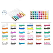 【雄獅】粉餅水彩36色