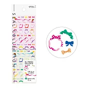 MIDORI 手帳專用貼紙Ⅶ-緞帶款