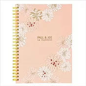 【Mark’s】PAUL & JOE線圈筆記本A5 ‧ 粉色西洋菊