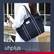 uhplus 學院托特包(藍)