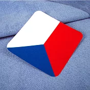 【國旗商品創意館】捷克國旗方形抗UV、防水貼紙/Czech~