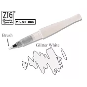 【Kuretake 日本吳竹】 亮彩唇膏型彩繪筆  白色 MS-55-000