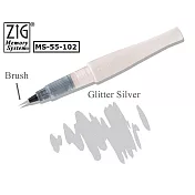 【Kuretake 日本吳竹】 亮彩唇膏型彩繪筆  銀色 MS-55-102