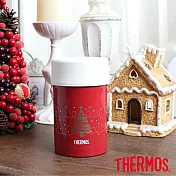 【THERMOS 膳魔師】金色聖誕 不鏽鋼真空食物燜燒罐0.5L(JBN-500-RT)