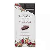 Simon Coll 99% 黑巧克力片 85g(到期日2025/6/30)