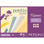 【Fabriano】Tiziano粉彩畫本,160G,29.7X42,30張,6色淺色