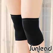 Sunlead 日本製。遠紅外線薄型彈性膝關節套 (黑色)
