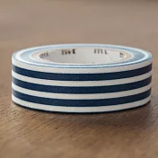 【日本mt和紙膠帶】1P_橫紋(靛藍)