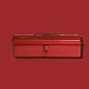 【Trusco】山型單層工具箱-鉻紅