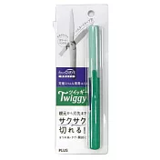 PLUS攜帶式筆型剪刀綠色