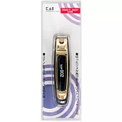 日本貝印抗菌金邊指甲剪(002/S/黑) KE-0617