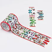 【bande】和紙膠帶貼紙_標籤系列 蘑菇圖鑑