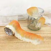 【bande】和紙膠帶貼紙_花朵系列 花瓣 (橙色)