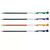 (4支1包)PILOT變芯筆芯0.4橘紫綠深藍