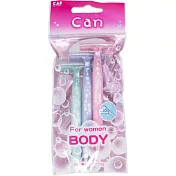 日本貝印泡泡柄身體除毛刀(3入) CBT-3P