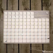 [W2Design] 目標達成-倒數100天日曆(童話森林)