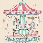 日本Pikka Pikka世界最細纖維毛孔潔淨布/女孩系列_旋轉木馬Carousel