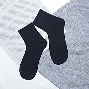 【 PULO 】零著感純棉日常短筒襪-黑-M