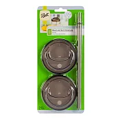 BALL 梅森罐 寬口吸管杯蓋組