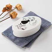 【倉敷意匠】虎斑貓BonBon琺瑯便當盒430ml_B