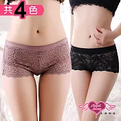 天使霓裳 內褲 古典情話 性感蕾絲美臀三角褲(共四色)F膚色