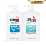 sebamed 施巴 運動沐浴乳1000ml 2入組 清新花香+活力麝香