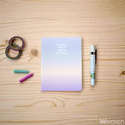 [W2Design] 巴川紙限定-幻境漸層筆記本A6-曼哈頓清晨