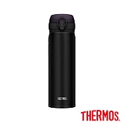 【THERMOS 膳魔師】超輕量不鏽鋼真空保溫瓶0.5L(JNL-502-ALB)經典黑ALB