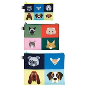 LOQI 三入收納袋│喵旺 ZPSCCD