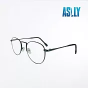 【ASLLY】韓款氣質黑色細框濾藍光眼鏡