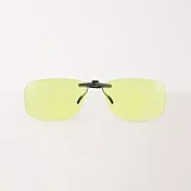 【ASLLY】車用夾片/夾式鏡片/夾式/外掛式濾藍光眼鏡(琥珀)