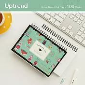 Uptrend 美好時光‧電腦週記本100 WEEKS (線圈)│森林序曲